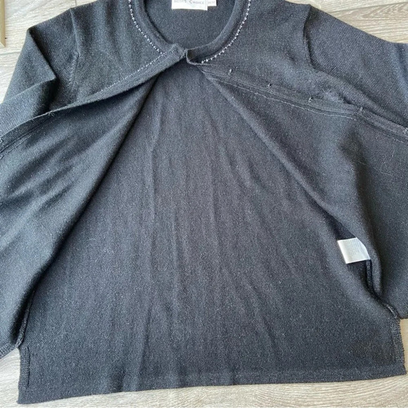 Vintage Beta’s Choice Wool Blend Beaded Sequins Embellished Cardigan - Picture 8 of 16